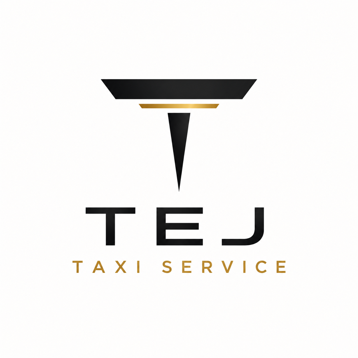 Tej Taxi Service Logo
